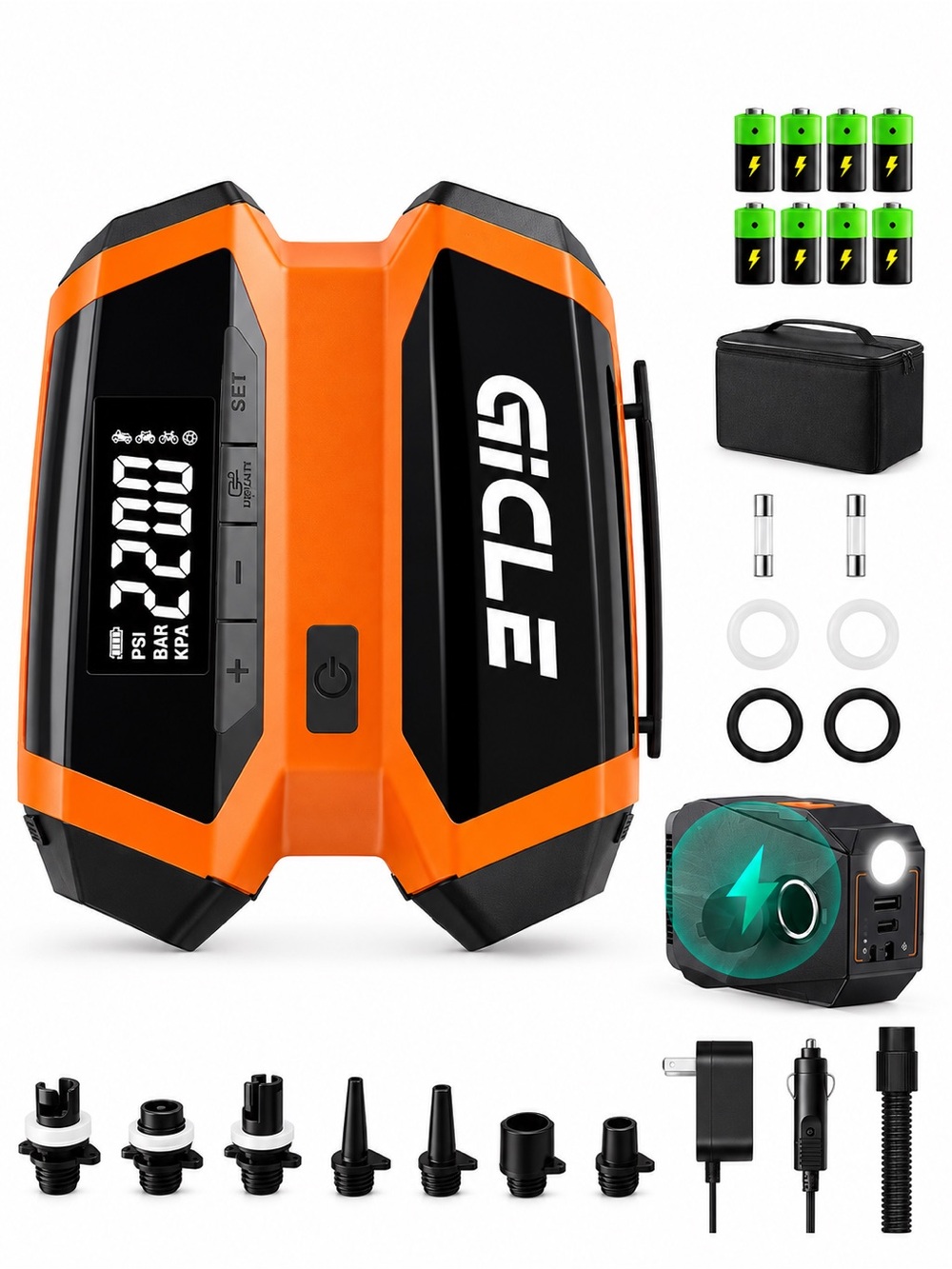 GICLE 51.2WH PADDLE BOARD SUP PUMP RECHARGEABLE